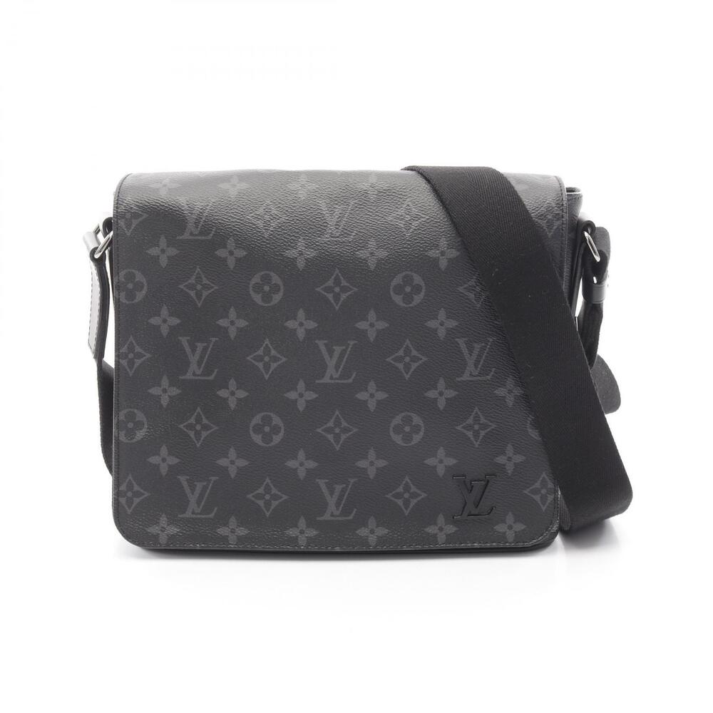 Louis Vuitton District NM Eclipse Black Shoulder Bag Black - Picture 1 of 8